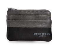 Pepe Jeans Ithaca Porte-Monnaie avec Porte-Cartes Gris 11 x 7 x 1,5 cm Cuir by Joumma Bags