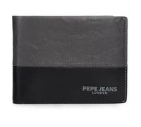 Pepe Jeans Ithaca Portefeuille avec Porte-Cartes Gris 12,5 x 9,5 x 1 cm Cuir by Joumma Bags