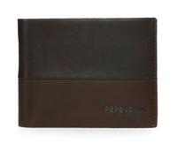 Pepe Jeans Ithaca Portefeuille avec Porte-Cartes Marron 12,5 x 9,5 x 1 cm Cuir by Joumma Bags