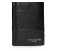 Pepe Jeans Ithaca Portefeuille avec Porte-Cartes Noir 8,5 x 11 x 1 cm Cuir by Joumma Bags