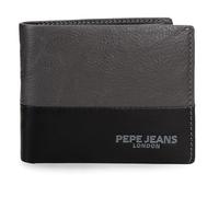 Pepe Jeans Ithaca Portefeuille Horizontal avec Portefeuille Amovible Gris 11 x 8,5 x 1 cm Cuir by Joumma Bags
