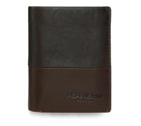 Pepe Jeans Ithaca Portefeuille Vertical Marron 8,5 x 10,5 x 1 cm Cuir by Joumma Bags