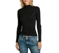 Pepe Jeans Izabel Turtleneck Tricots, Noir (Black), S Femme