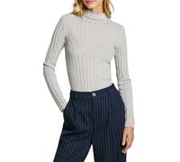 Pepe Jeans Izabel Turtleneck Tricots, Gris Clair, S Femme