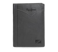 Pepe Jeans Jacket Portefeuille Vertical avec Porte-Monnaie Gris 8,5 x 11,5 x 1 cm Cuir by Joumma Bags, Gris, Talla única, Portefeuille Vertical avec Porte-Monnaie