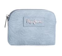 Pepe jeans Jana Porte-Monnaie Bleu 11,5 x 8,5 x 1,5 cm Polyester avec détails en Cuir synthétique by Joumma Bags, Bleu, Talla única, Porte-Monnaie