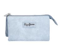 Pepe Jeans Jana Porte-Monnaie Trois Compartiments Bleu 17,5 x 9,5 x 2 cm Polyester avec détails en Cuir synthétique by Joumma Bags, Bleu, Talla única, Porte-Monnaie à Trois Compartiments