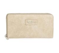 Pepe jeans Jana Portefeuille avec Porte-Cartes Beige 19,5 x 10 x 2 cm Polyester avec détails en Cuir synthétique by Joumma Bags, Beige, Talla única, Portefeuille avec Porte-Cartes