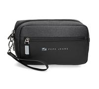 Pepe Jeans Jarvis Sac à Main Noir 25 x 16 x 1 cm Polyester