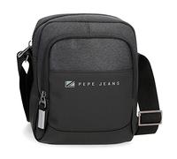 Pepe Jeans Jarvis Sac à Main Noir 25 x 16 x 1 cm Polyester