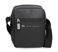 Pepe Jeans Sac à main Jarvis Noir 25 x 16 x 1 cm Polyester
