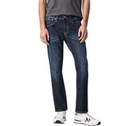 Pepe Jeans Jean cash pour homme Coupe droite En denim bleu foncé Tailles US 28-40 (37/38 à 50/52), 000 denim, 31W x 30L