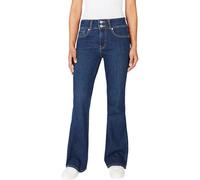 Pepe Jeans Jean évasé MW, Bleu (Denim-Ee2), 26 W/32 L Femme
