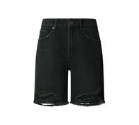 Pepe Jeans Mary Destroy Regular Fit High Waist Denim Shorts Noir 26 Femme