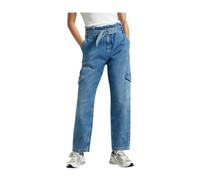 Pepe Jeans - Jean Tapered Utility Bleu - Femme - Jeans - Bleu - Taille: W24 L28