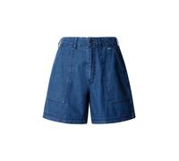 Pepe Jeans Utility Relaxed Fit High Waist Denim Shorts Bleu 31 Femme