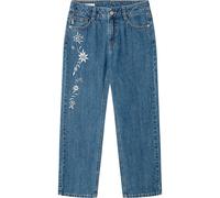 Pepe Jeans Jean Robyne Straight Hw Floral Taille haute Bleu 14 ans Fille