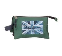 PEPE JEANS Jebb Garçon Accessoire de Voyage - Étui à cosmétiques, Vert, Taille Unique