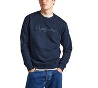 Pepe Jeans Joe Crew Sweatshirt, Bleu (Dulwich Blue), S Homme