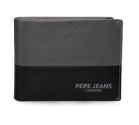 Pepe Jeans Joumma Bags Ithaca Portefeuille en Cuir Gris 11 x 8 x 1 cm