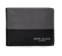 Pepe Jeans Joumma Bags Ithaca Portefeuille en Cuir Gris 11 x 8 x 1 cm