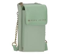 Pepe Jeans Morgan Sac bandoulière Vert 11 x 20 x 4 cm Polyester avec détails en Cuir synthétique by Joumma Bags, Vert, Talla única, Bandoulière