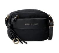 Pepe Jeans Morgan Sac bandoulière Noir 21 x 14 x 5 cm Polyester avec détails en Cuir synthétique by Joumma Bags, Noir, Talla única, Sac bandoulière