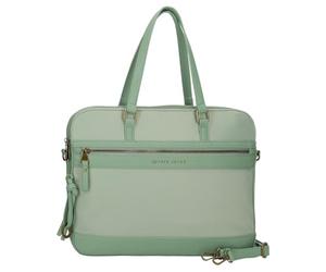 Pepe Jeans Joumma Bags Morgan, Sacs et Accessoires de Voyage, Beige, Noir, Vert, Cuir synthétique pour Femme, Vert, Talla única, Mallette