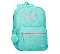 Pepe Jeans Joumma Bags Nora Sac à dos d'école en polyester Bleu 30 x 39 x 12 cm