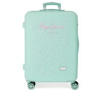 Pepe Jeans Joumma Bags Nora Valise Moyenne Bleu 46 x 65 x 23 cm Rigide 3 kg avec Serrure à Combinaison latérale ABS 3 kg 56 L