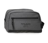 Pepe Jeans Joumma Bags Waltford Sac à bandoulière en Similicuir et Polyester Gris 18 x 35 x 9 cm