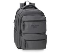 Pepe Jeans Joumma Bags Waltford Sac à Dos pour Ordinateur Portable 15,6" Gris 31 x 44 x 15 cm
