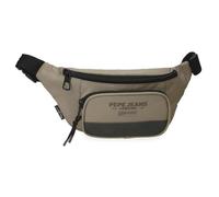 Pepe Jeans Joumma Bags Waltford Sac Banane en Polyester avec détails en Similicuir Beige 30 x 13 x 5 cm