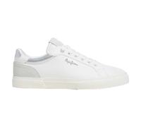 Pepe Jeans Femme Kenton Court W Basket, Gris argenté, 41 EU
