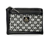 Pepe Jeans Lana Purse Trousse de Toilette Noir 17x9x2 cm Cuir Synthétique