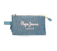 Pepe Jeans Lena Triple Trousse Bleu 22x12x5 cm Polyester