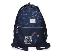 Pepe Jeans Lenay Sac à dos avec fermeture éclair Bleu marine 35 x 46 x 0 cm Polyester 0L by Joumma Bags