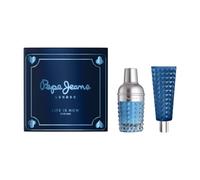 Pepe Jeans Life Is Now For Him Parfum Homme Coffret 2 Pièces | Coffret Cadeau, Eau de Toilette 100ml et Gel Douche 80ml, Set Fragrance Aromatique et Boisé