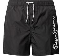 Pepe Jeans Logo Swimshort Shorts, Noir (Noir), M Homme