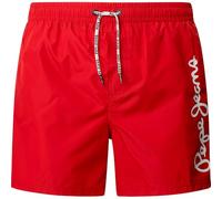Pepe Jeans Logo Swimshort Shorts, Rouge (Rouge), L Homme