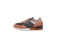 Pepe Jeans London Grade Leather Sneakers Brown, Navy