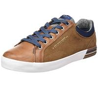 Pepe Jeans London Homme North Mix Baskets Basses, Marron (Sculpture), 45 EU