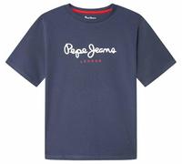 Pepe Jeans London New Art Chemise à Boutons en Coton Coupe Regular, Lavage Bleu