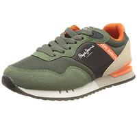 Pepe Jeans London One Basic B Baskets pour garçon, 765 Kaki Vert., 38 EU