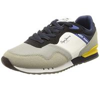 Pepe Jeans London One Basic B Baskets pour garçon, Gris (945), 37 EU