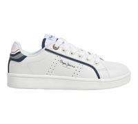 Pepe Jeans Garçon Player Young B Sneak, Blanc, 35 EU