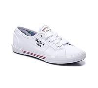 Pepe Jeans London, Sneakers Basses femme, Blanc (White), 39 (EU)