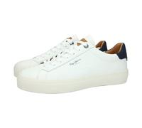 Pepe Jeans Baskets en cuir Yogi Original Blanc