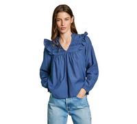 Pepe Jeans Lorely Chemise, Bleu (Bleu français), XS Femme