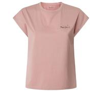 PEPE JEANS Lorena T-Shirt, Rose (Rose délavé), S Femme